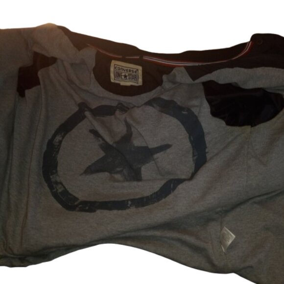 Converse One Star Mens Small Jacket Quilted Black - Picture 6 of 10